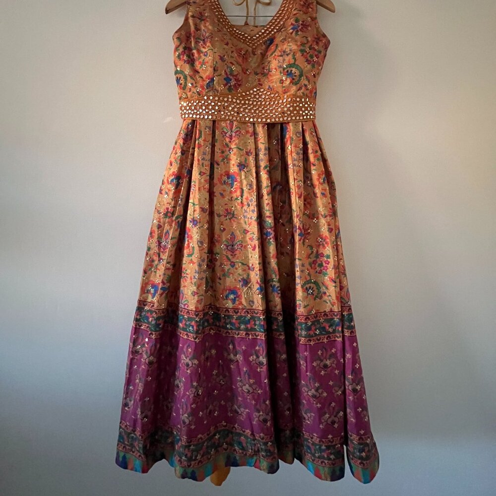Floral Multicolor Sleeveless Dress
